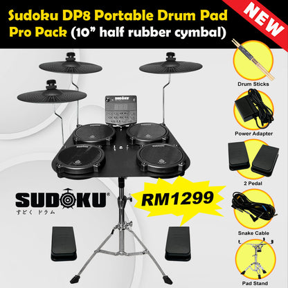 Sudoku Leo Electronic Electric Portable Digital Drum tabletop drum pad (DP8/DP9)