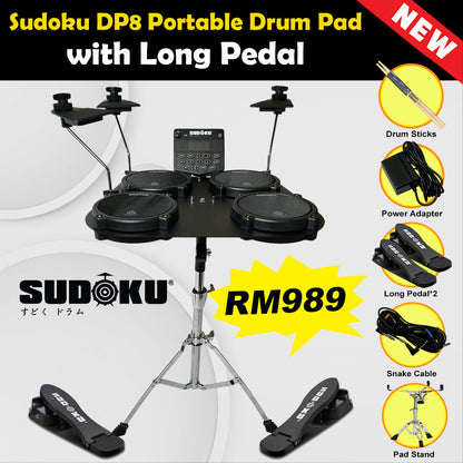 Sudoku Leo Electronic Electric Portable Digital Drum tabletop drum pad (DP8/DP9)