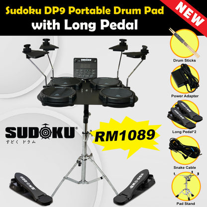 Sudoku Leo Electronic Electric Portable Digital Drum tabletop drum pad (DP8/DP9)