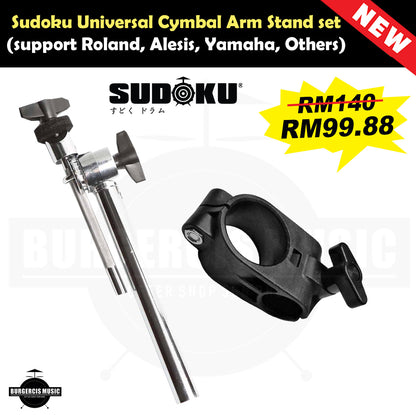 Sudoku Drum Hardware (Tom & Cymbal Holders, Clamps, Arms, Brackets & Extensions)