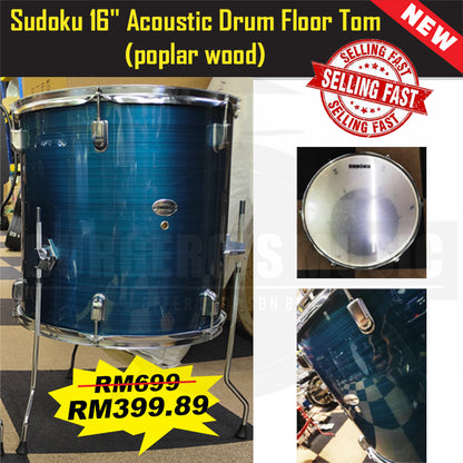 Sudoku Freedom 13" 14" 16" Drum Floor Tom  (Inbox us for color)