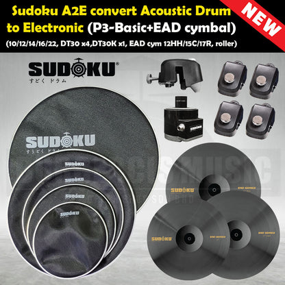 Sudoku A2E convert acoustic drum to electronic drum (A2E,AtoE,Drum trigger)
