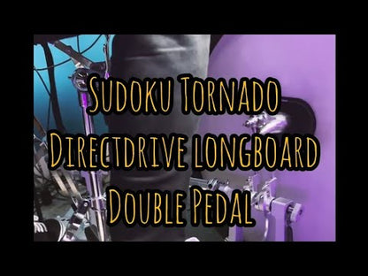 Sudoku Tornado Double Pedal Twin Pedal Drum pedal (Direct Drive LongBoard) for Electronic Drum & Acoustic Drum