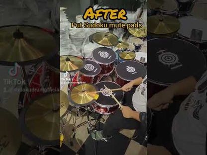 Sudoku Drum Mute Pad Sound Off Practice Quiet Silent (Big Effect)