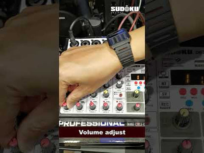 Sudoku Q4D/Q6D USB Mixer Interface Recording for Drum cover & Piano cover