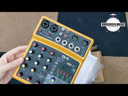 Sudoku Q4D/Q6D USB Mixer Interface Recording for Drum cover & Piano cover