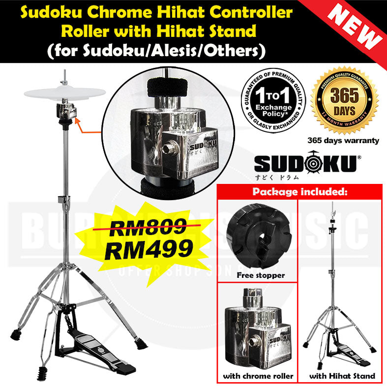 Sudoku Electronic electric Drum Hihat Roller Hihat Controller Pedal 2 piece hihat