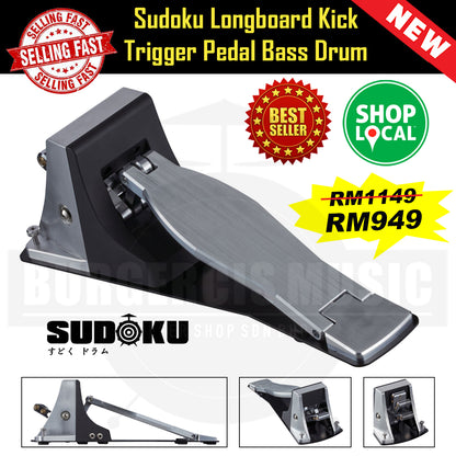 Sudoku longboard Kick Trigger Pedal electronic electric digital bass drum