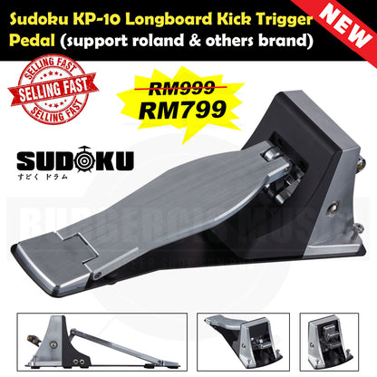 Sudoku longboard Kick Trigger Pedal electronic electric digital bass drum