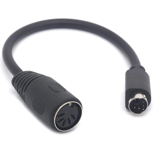Sudoku 5pin female to 6pin male cable PS/2 to AT Keyboard mouse Cable Adapter - 6 Pin Mini Din Male to 5 Pin MIDI Female Keyboard Adaptor