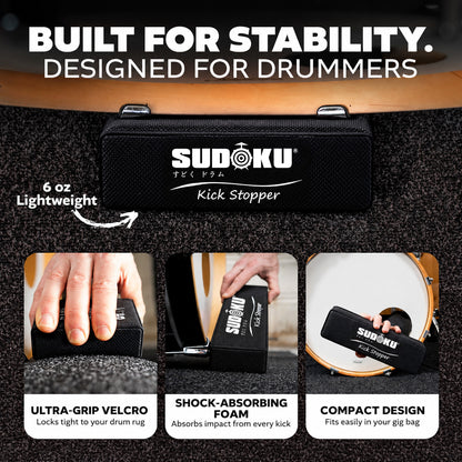 Sudoku Kickblock Bass Drum Stopper Double Pedal Stopper