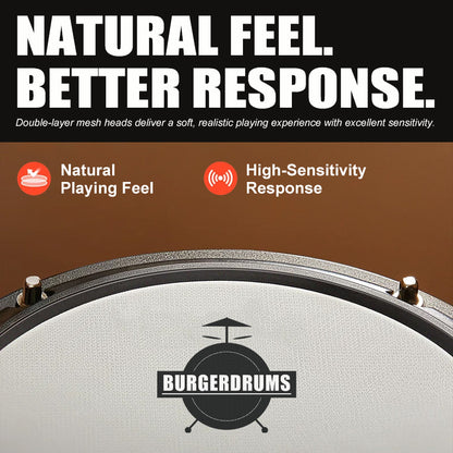 Burgerdrum Electronic Drum Digital Electric Drum set Drum Murah