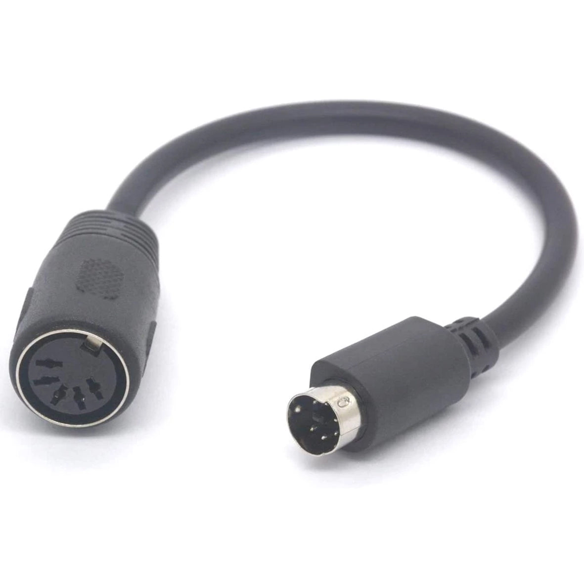 Sudoku 5pin female to 6pin male cable PS/2 to AT Keyboard mouse Cable Adapter - 6 Pin Mini Din Male to 5 Pin MIDI Female Keyboard Adaptor
