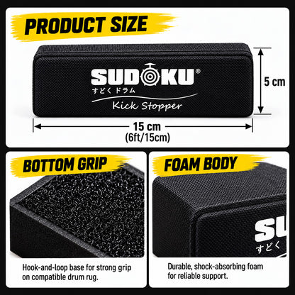 Sudoku Kickblock Bass Drum Stopper Double Pedal Stopper