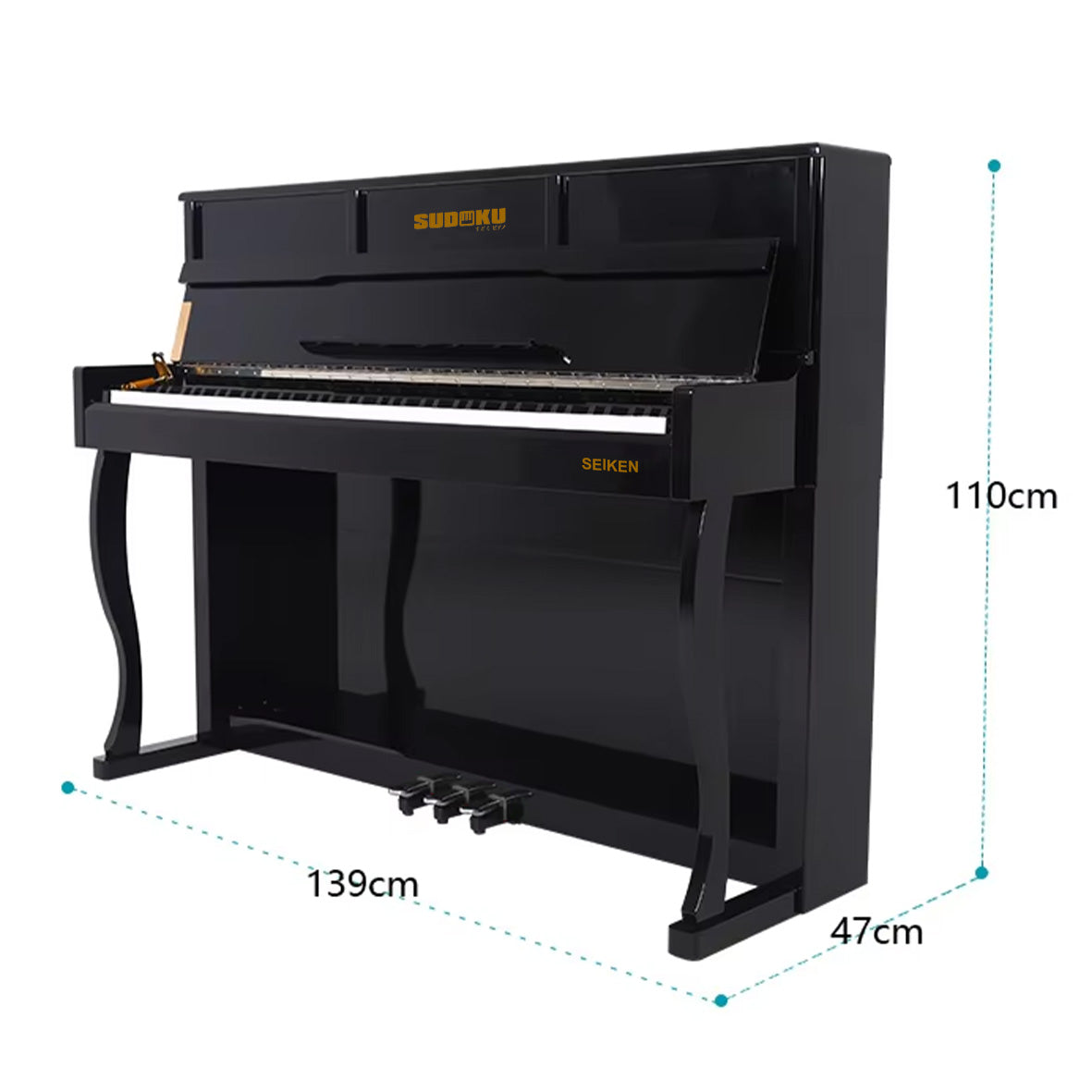 Sudoku Seiken Upright Piano Digital piano Exam Grade / Master Grade Hammer Action Fully Weighted Digital Piano 88 Keys