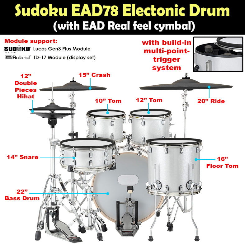 Sudoku EAD78/ EAD78 PRO Electronic Drum