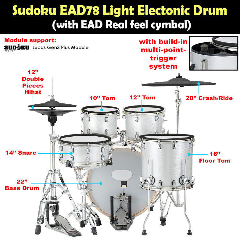 Sudoku EAD78/ EAD78 PRO Electronic Drum