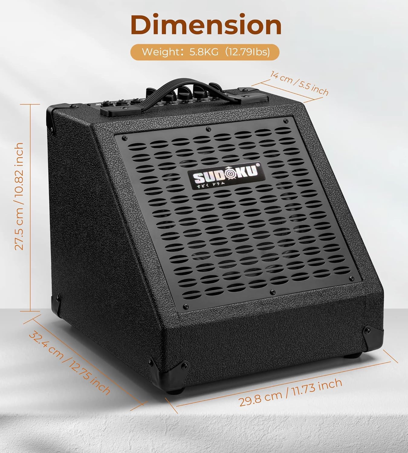 Sudoku DA40 40w Drum Amplifier Personal Monitor Amp with Bluetooth (drum, keyboard, bass, guitar)