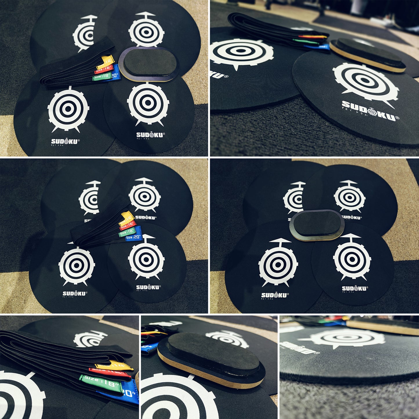 Sudoku Drum Mute Pad Sound Off Practice Quiet Silent (Big Effect)
