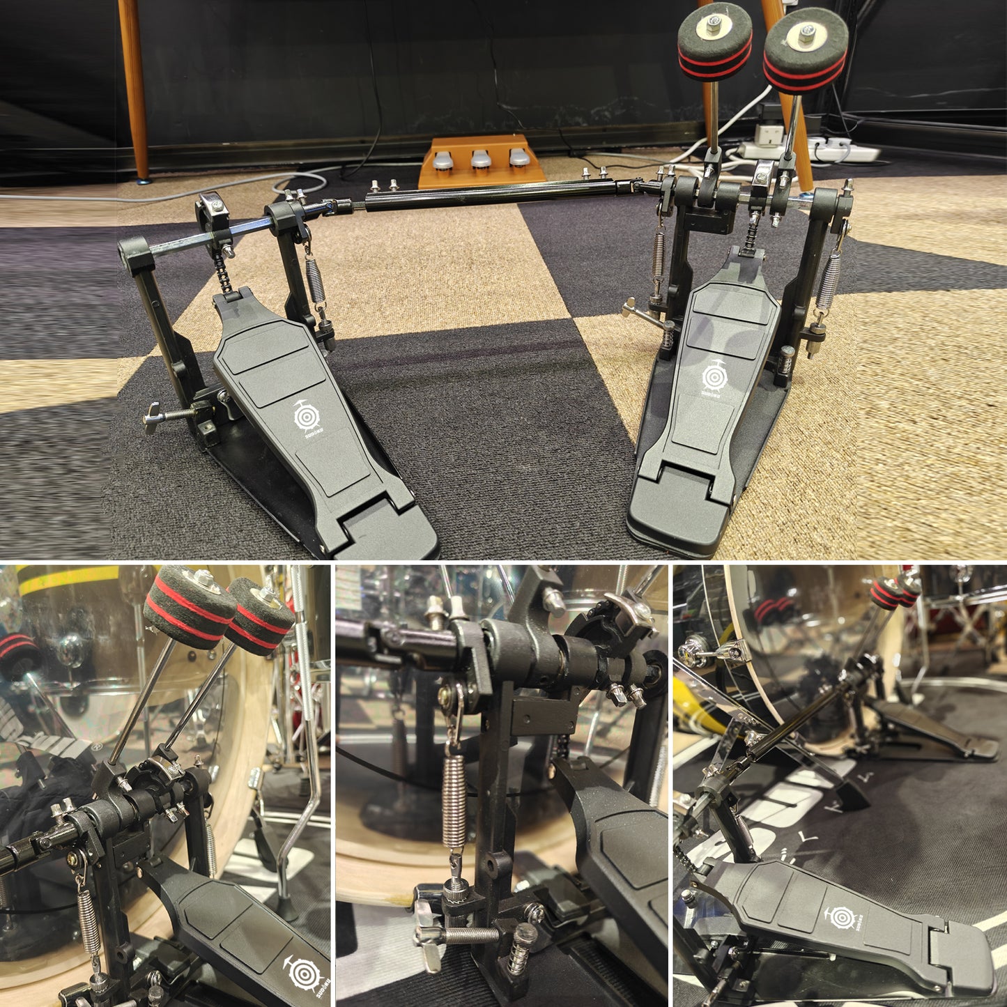 Sudoku Flash Black Drum Twin Double Pedal