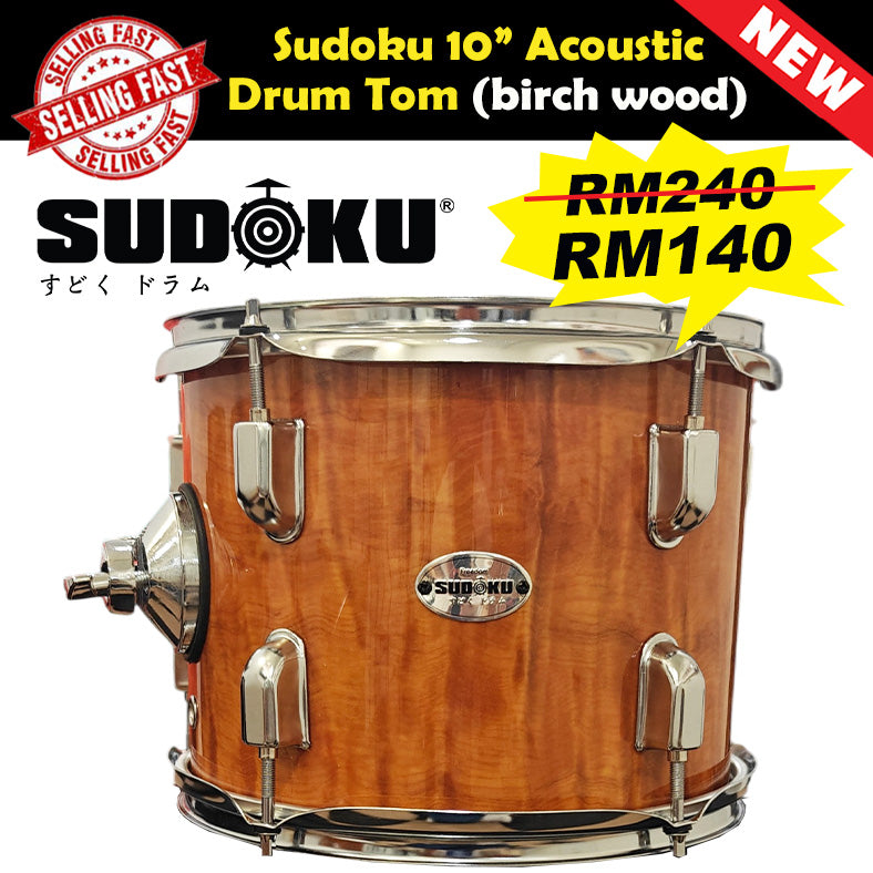 Sudoku Tom Drum 8" 10" 12" Acoustic Drum Tom convert electronic drum tom