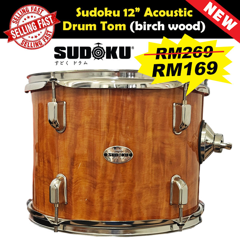 Sudoku Tom Drum 8" 10" 12" Acoustic Drum Tom convert electronic drum tom