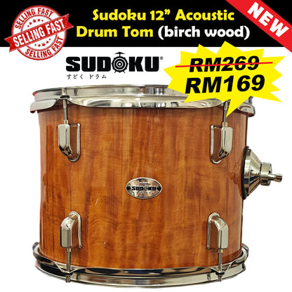 Sudoku Tom Drum 8" 10" 12" Acoustic Drum Tom convert electronic drum tom