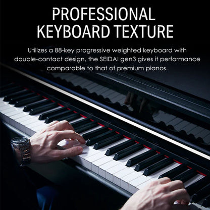 (Gen3) Sudoku Seidai gen3 Exam/Master Grade piano 88keys Hammer Action Fully Weighted Upright with flip cover design