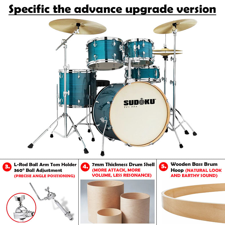 (Crazy Ghost) Sudoku Freedom drum Gen2 Acoustic Drum