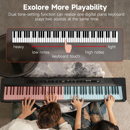 Sudoku Seiko Pro 88keys Digital Piano (fully weighted,hammer action,exam grade)