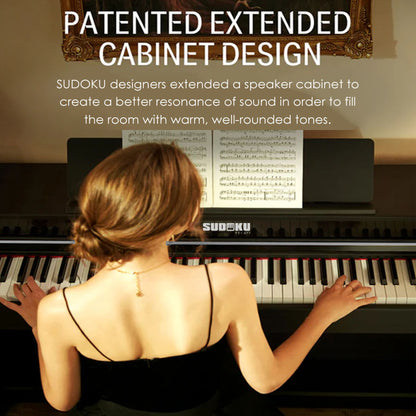 (Gen3) Sudoku Seidai gen3 Exam/Master Grade piano 88keys Hammer Action Fully Weighted Upright with flip cover design