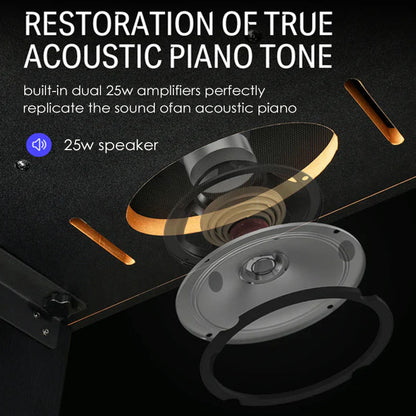 (Gen3) Sudoku Seidai gen3 Exam/Master Grade piano 88keys Hammer Action Fully Weighted Upright with flip cover design