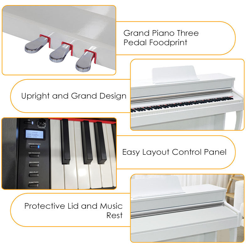 (Gen3) Sudoku Seidai gen3 Exam/Master Grade piano 88keys Hammer Action Fully Weighted Upright with flip cover design