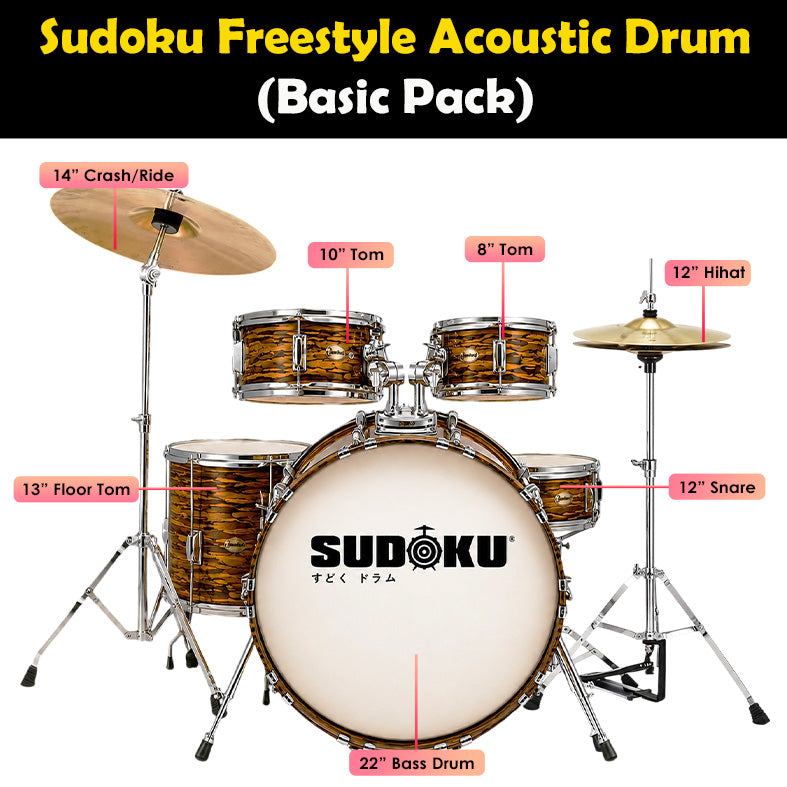 Sudoku Acoustic Drum Freestyle