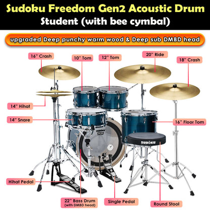 (Bee) Sudoku Freedom Drum Gen2 Acoustic Drum