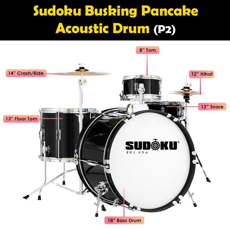 (Gen 2) Sudoku JR / JR Adult PRO Acoustic Drum
